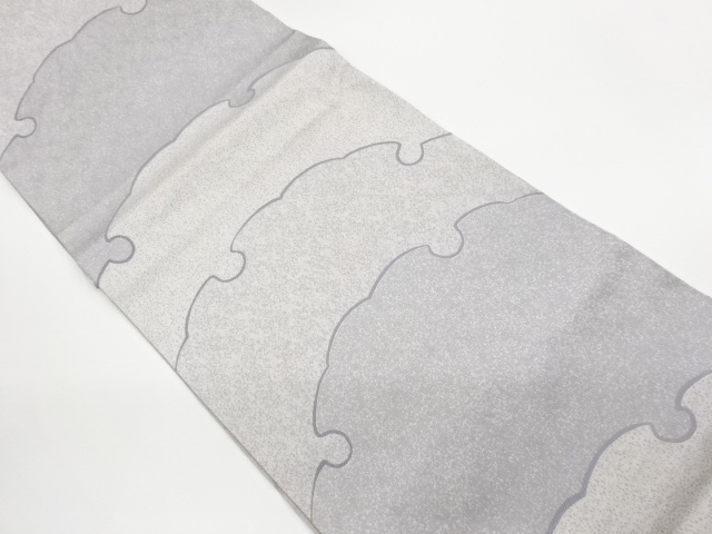 JAPANESE KIMONO / OBI / NAGOYA OBI / ORIGIDA / YUKIRINO YOKODANE PATTE